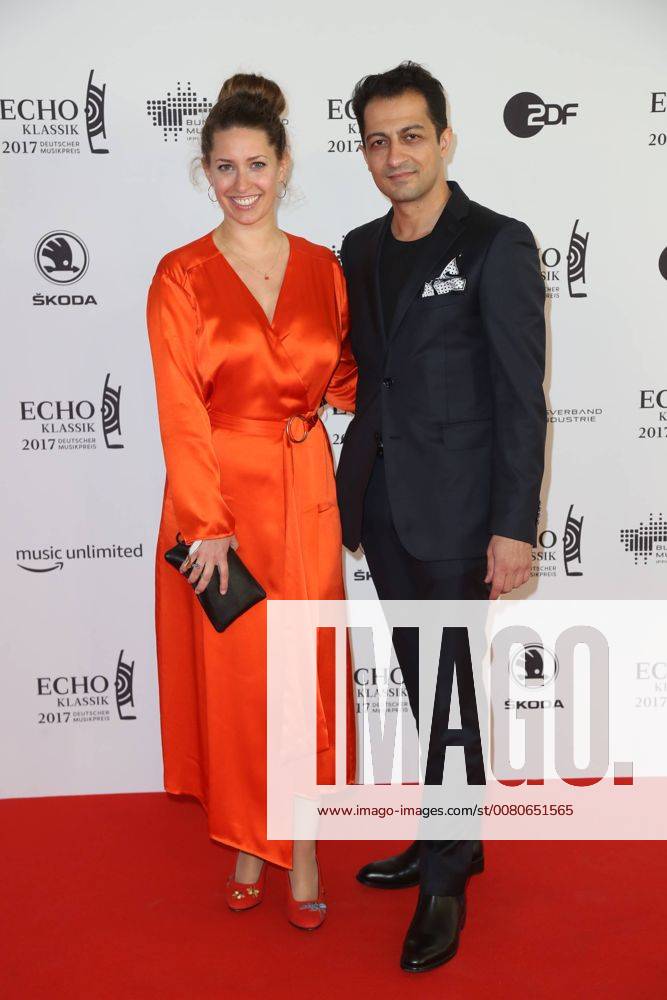 Hamburg Arash with Catherine Echo Classical 2017 award Ceremony in the Elbphilharmonie in Hamburg at 29 10 2017