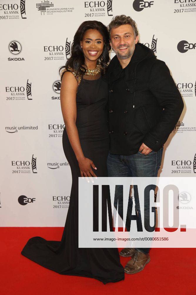 Hamburg Pretty Yende and Jonas Kaufmann Echo Classical 2017 award Ceremony in the Elbphilharmonie in Hamburg at 29 10 2017