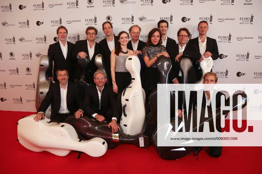 Hamburg the 12 Cellists the Berlin Philharmonic Echo Classical 2017 award Ceremony in the Elbphilharmonie in Hamburg at 29 10 2017