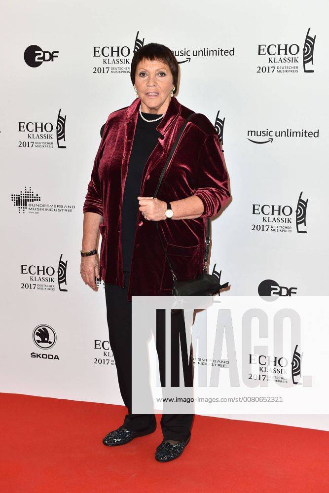 Brigitte Fassbaender at the award Ceremony of Echo Classical at 29 10 2017 in Hamburg Echo Classical 2017 in Hamburg