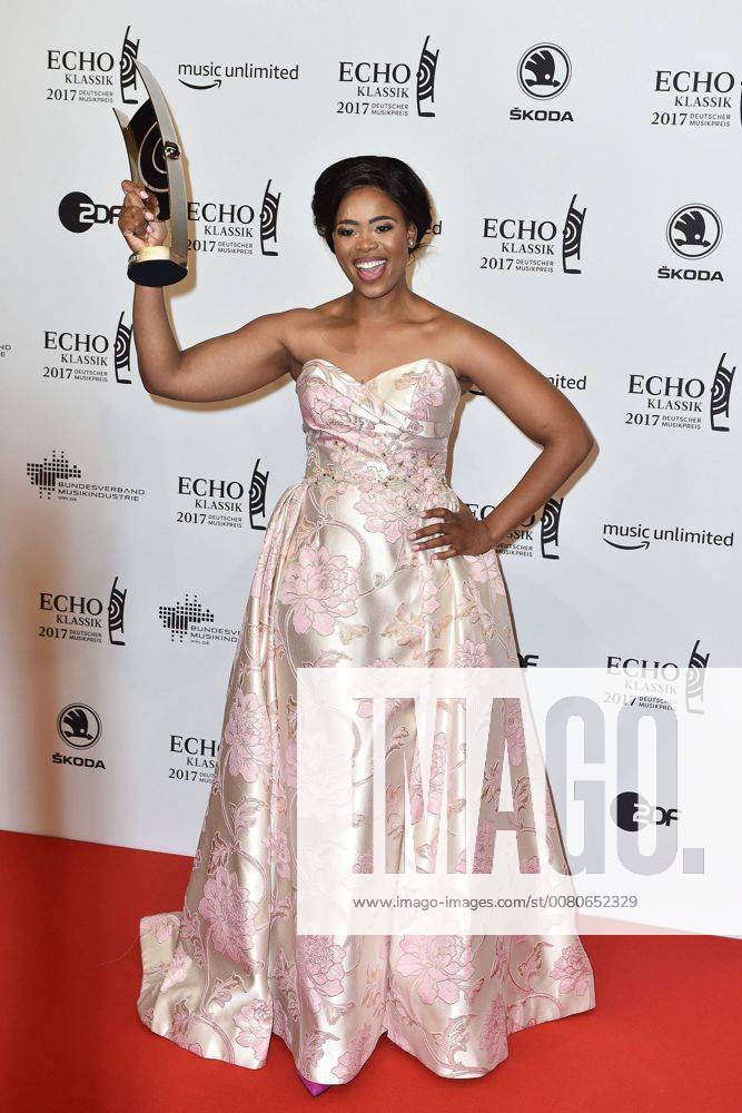 Prize winner Pretty Yende at the award Ceremony of Echo Classical at 29 10 2017 in Hamburg Echo Classical 2017 in Hamburg