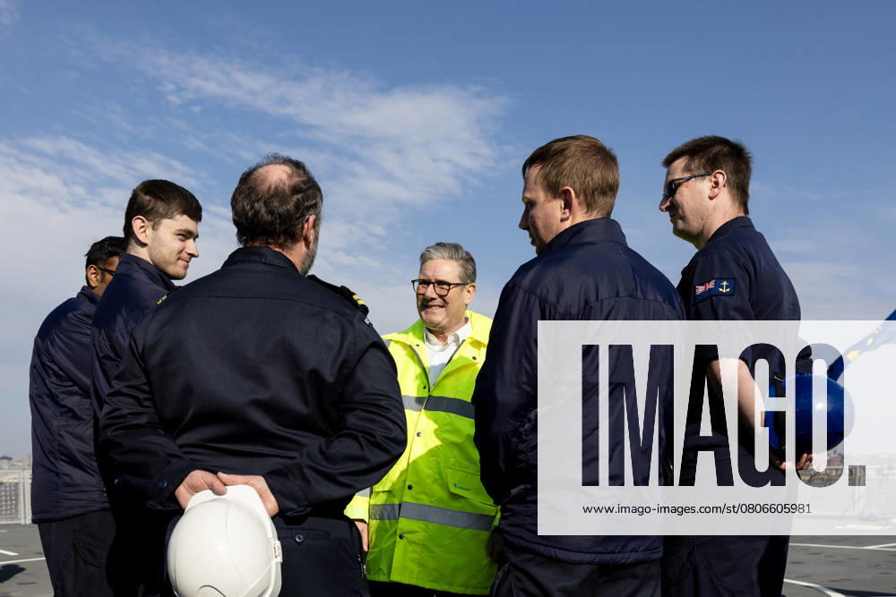Prime Minister Keir Starmer visits Cammell Laird 06 03 2025. Birkenhead, United Kingdom. Prime Minister Keir Starmer visits Cammell Laird., Credit:Lauren Hurley Avalon United Kingdom, Birkenhead, Birkenhead, 10 Downing Street