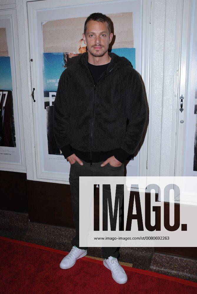 Santa Monica, CA, U.S. - 01 November 2017 - Santa Monica, California - Joel Kinnaman. Bunker77 Los Angeles Premiere held at Aero Theater in Santa Monica. Photo Credit: AdMedia Santa Monica U.S. - ZUMAa123 20171101_zaa_a123_127