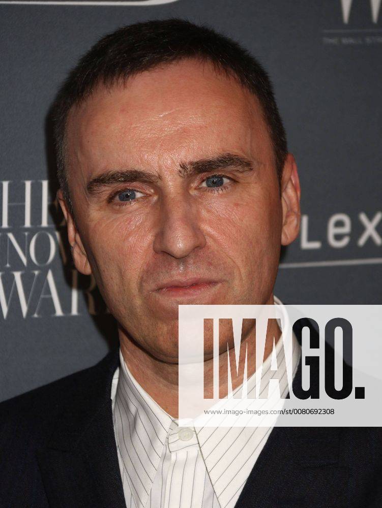 New York City, New York, U.S. - Designer RAF SIMONS attends WSJ. Magazine 2017 Innovator Awards held at MoMa. New York City U.S. - ZUMAk03_ 20171101_zaf_k03_027