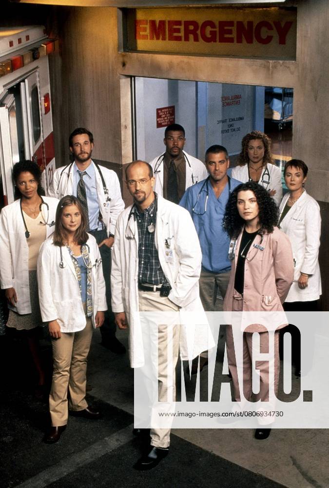 ER, (aka E.R.), from left, Gloria Reuben, Sherry Stringfield, Noah Wylie, Anthony Edwards, Eriq La Salle, George Clooney, Julianna Margulies, Alex Kingston, Laura Innes, 1994-2009 (ca. 1997 photo). ph: Paul Drinkwater TV Guide NBC courtesy Everett CollectionTSDERRR NB015 PUBLICATIONXNOTxINxCANxCHNxFRAxITAxJPNxNORxPOLxRUSxESPxUKxUSA