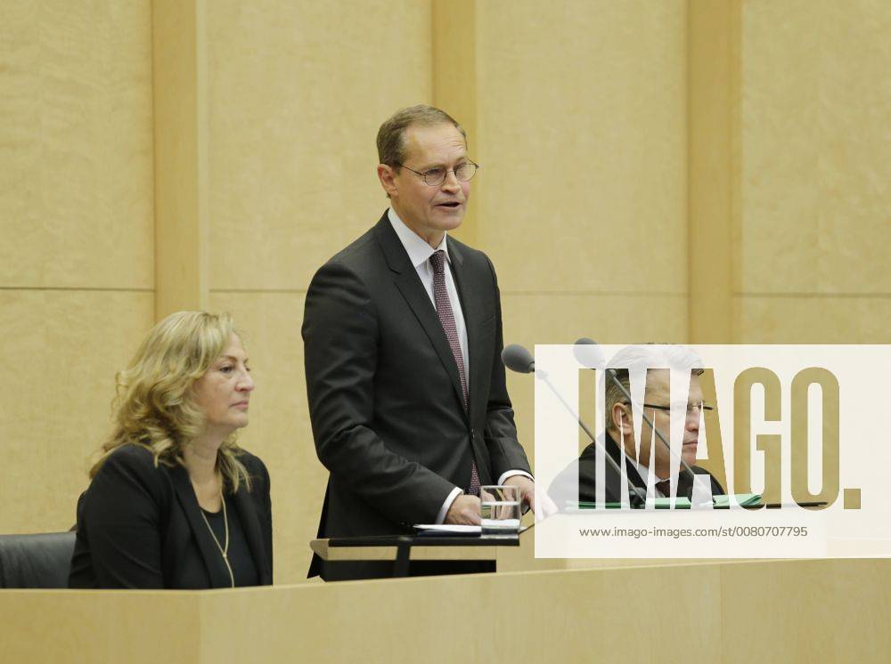 Federal Council President Michael Mueller Germany Berlin Bundesrat Inaugural speech from Federal Council President Michael Mueller for a Digital and social ones Future