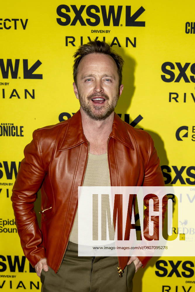 Actor AARON PAUL on the red carpet for the SXSW 2025 movie premier of Ash on March 11, 2025 at the Paramount Theater in Austin, Texas. Austin United States of America - ZUMAw132 20250311_zap_w132_030