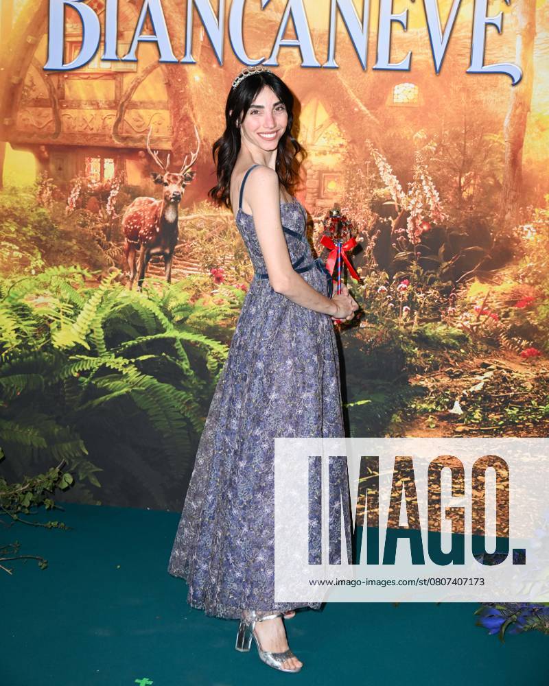 Milan, Photocall for the premiere of the Disney film Snow White Milan, Photocall for the premiere of the Disney film Snow White In the photo: Francesca Rocco Milan