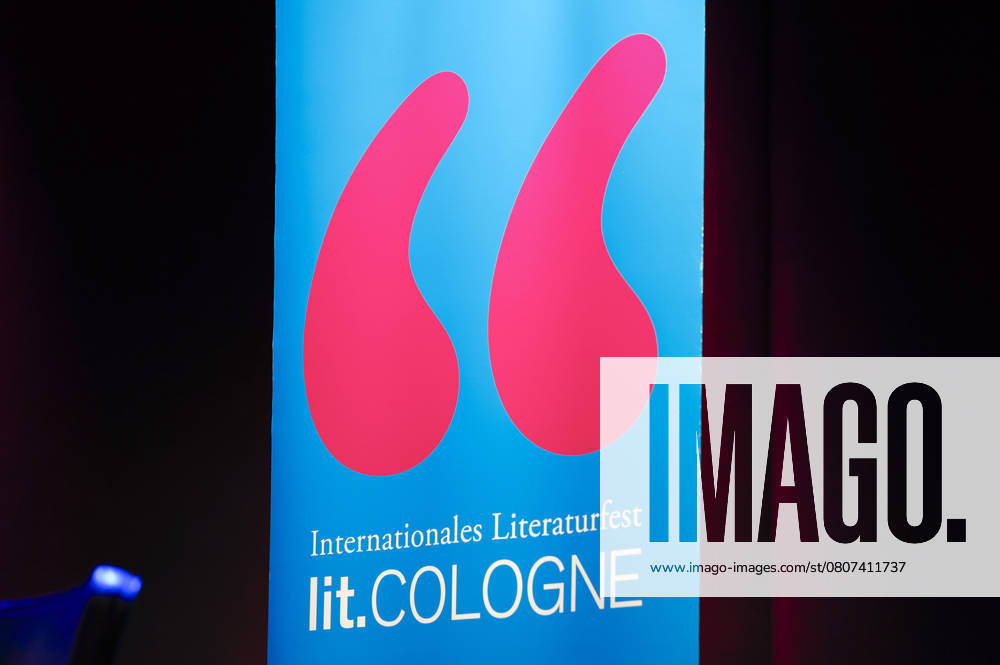 Logo of lit Cologne at the lit Cologne 2025 event Underground Around the Whole World in the Stadthalle Cologne, 19 03 2025 Foto:xR.xSchmiegeltx xFuturexImagex untertage_5302