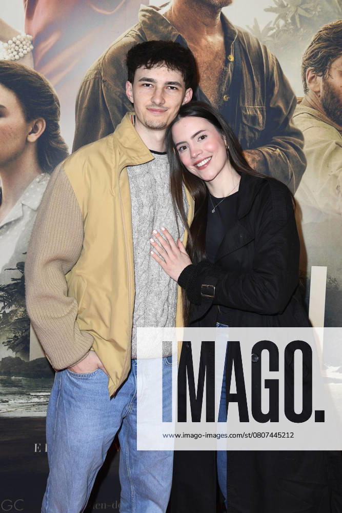 Nathan Goldblat and Lena Roth at the EDEN film premiere on 20 03 2025 in Berlin Eden film premiere in Berlin