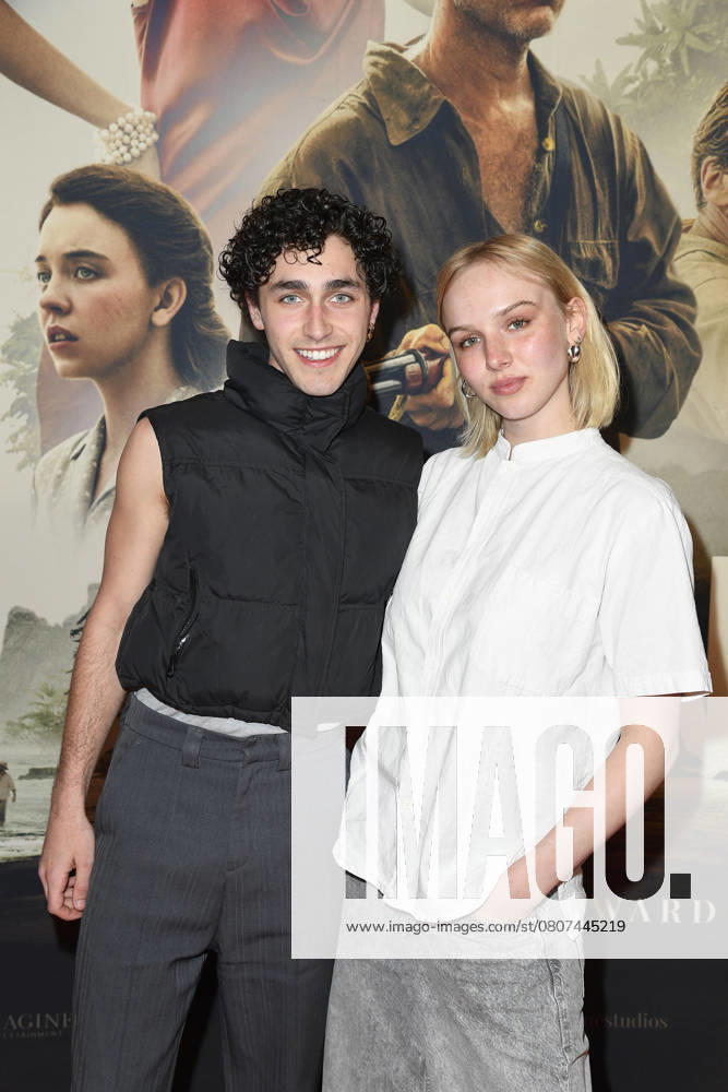 Riccardo Campione and Jule Hermann at the EDEN film premiere on 20 03 2025 in Berlin Eden film premiere in Berlin
