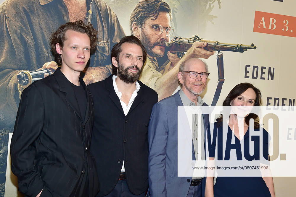 Special Screenings of EDEN Felix Kammer, Quirin Berg GF Wiedemann Berg Filmproduktion Ron Howard, Director, Jasna Vavra Head of Theatrical Entertainment, V l n r Special Screenings of EDEN in Berlin, on 20 03 2025 Photopress Mueller