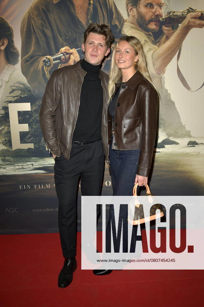 Lennart Betzgen with girlfriend Celine Rüdebusch at the special screening of the movie Eden in the Astor Film Lounge Berlin, 20 03 2025 Foto:xM.xBehrensx xFuturexImagex eden_5320