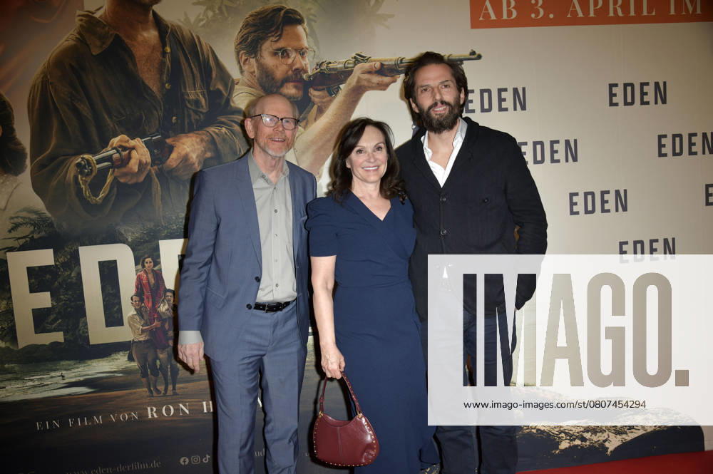 Ron Howard, Jasna Vavra and Quirin Berg at the special screening of the film Eden in the Astor Film Lounge Berlin, 20 03 2025 Foto:xM.xBehrensx xFuturexImagex eden_5365