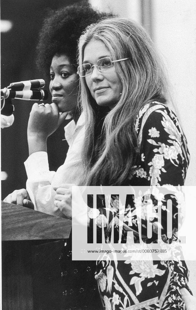 Berühmte Feministinnen, Gloria Steinem March 21, 2003 - St. Louis, MO, USA - Gloria Steinem is shown in 1970 when she was a writer for New York magazine. St. Louis USA - ZUMAm67_ 20030321_zaf_m67_001