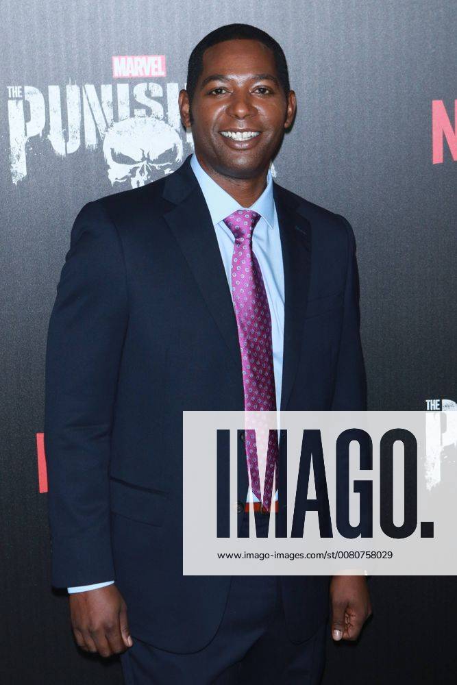 NEW YORK NY NOVEMBER 06 Royce Johnson at Marvel s The Punisher New York premiere at AMC Loews 34th Street 14 theater on November 6 2017 in New York City