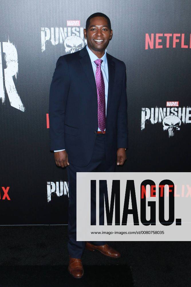 NEW YORK NY NOVEMBER 06 Royce Johnson at Marvel s The Punisher New York premiere at AMC Loews 34th Street 14 theater on November 6 2017 in New York City