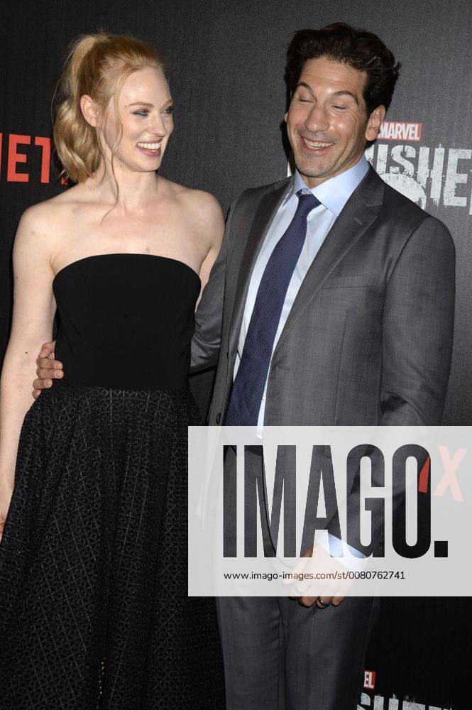 Deborah Ann Woll and Jon Bernthal at the Premiere the TV Series The Punisher in AMC Loews New York 06 11 2017 Foto:xD.Tinex xFuturexImage