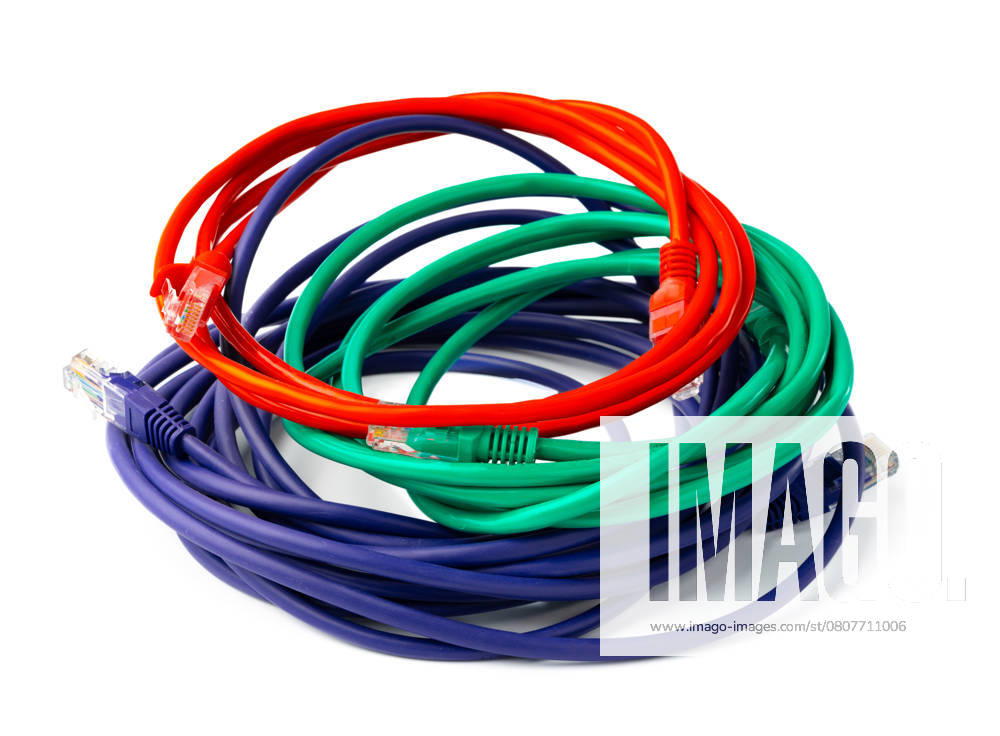 Colorful network cables switch on white background close up , 56381994.jpg, cable, network, ethernet, computer, communication, lan, router, internet, cat, data, server, color, red, yellow, green, blue, plug, online, colorful, networking, hub, gigabit, connection, white, patch, cord, networked, security, connect, wire, hacker, firewall, data center, link, equipment, colored, switch, cabling, colourful, data cable, ethernet cable, internet router, multicolor, patch cable, patch cord, routing, switch port RECORD DATE NOT STATED