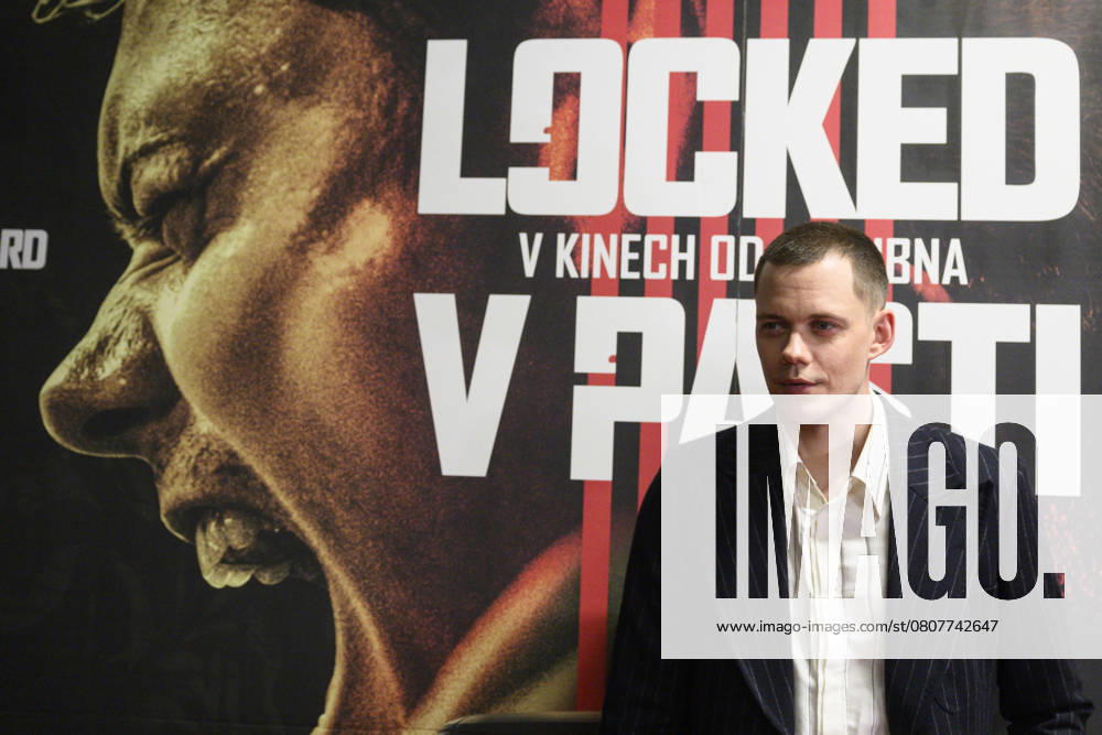 Actor Bill Skarsgard poses before the premiere of the American thriller Locked, Prague, Czech Republic, March 26, 2025. (CTKxPhoto MichalxKamaryt) CTKPhotoP2025032608282 CTKPhotoP2025032608282