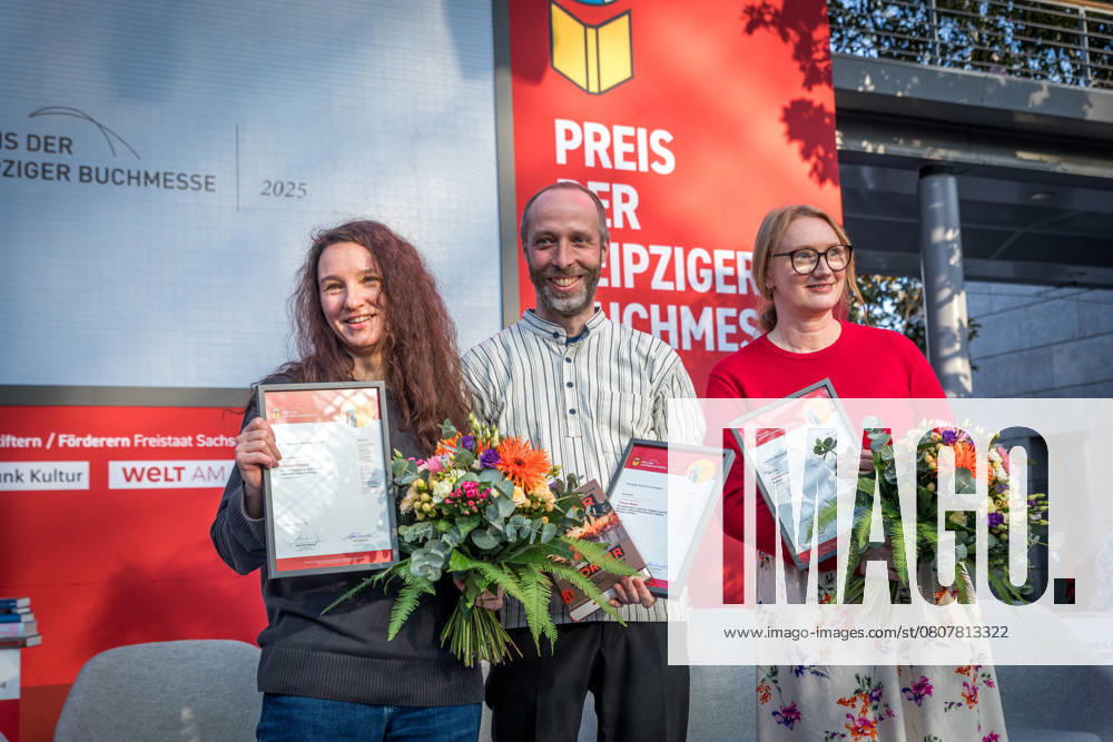 Award ceremony of the Leipzig Book Fair Prize Winners Kristine Bilkau, Thomas Weiler and Irina Rastorgueva Leipzig Book Fair 2025 Day 1