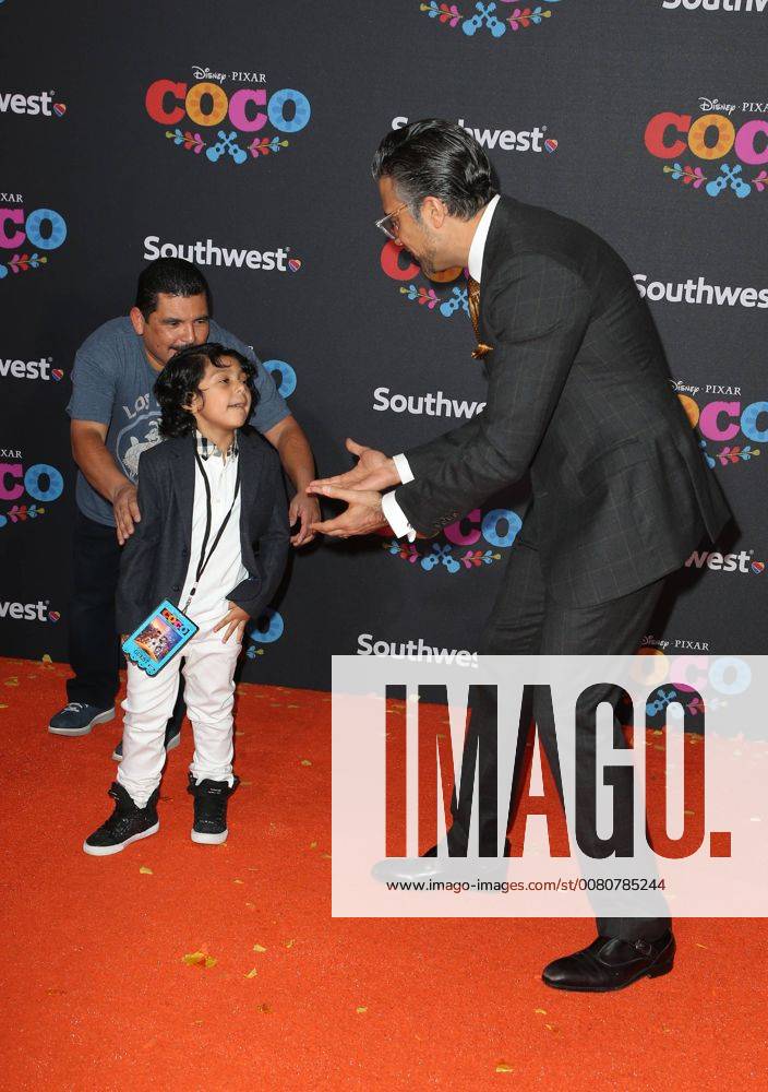 HOLLYWOOD CA NOVEMBER 8 Guillermo Rodriguez Jaime Camil at The U S Premiere of Disney Pixar s Coco at the El Capitan Theatre in Hollywood California on November 8 2017