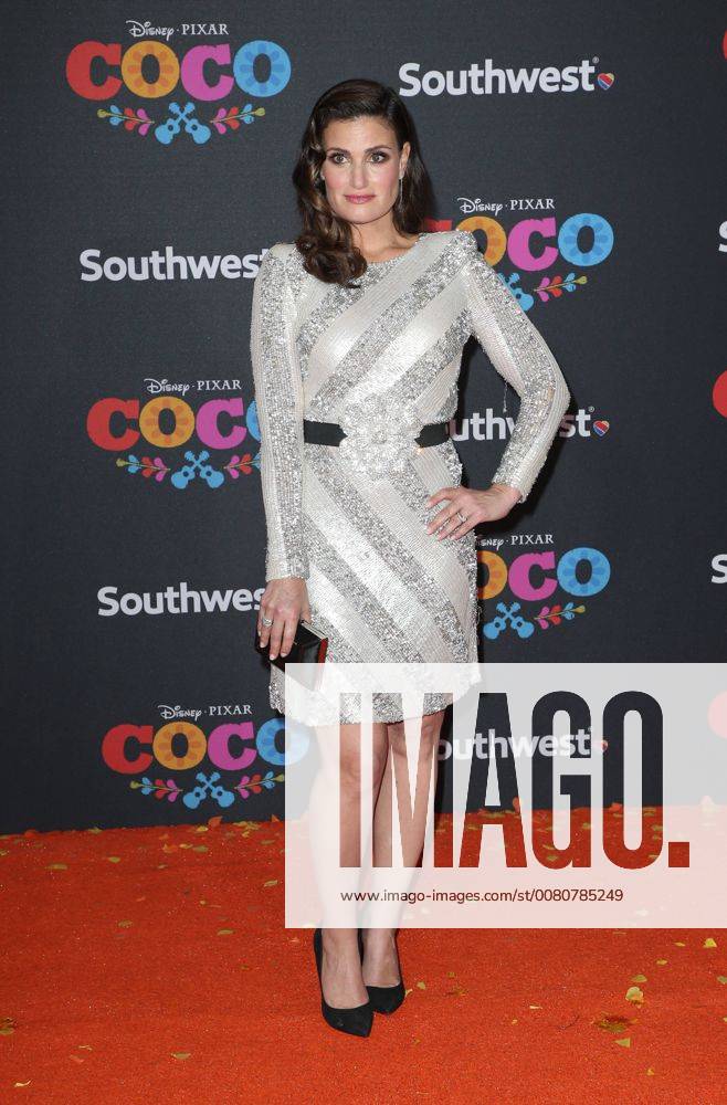 HOLLYWOOD CA NOVEMBER 8 Idina Menzel at The U S Premiere of Disney Pixar s Coco at the El Capitan Theatre in Hollywood California on November 8 2017
