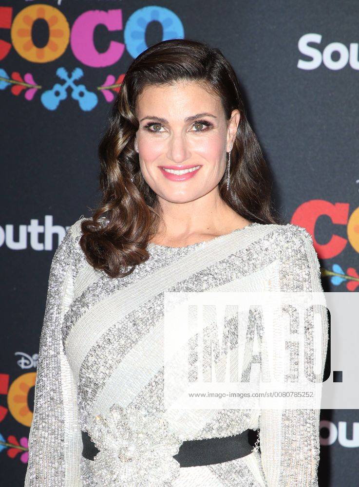 HOLLYWOOD CA NOVEMBER 8 Idina Menzel at The U S Premiere of Disney Pixar s Coco at the El Capitan Theatre in Hollywood California on November 8 2017