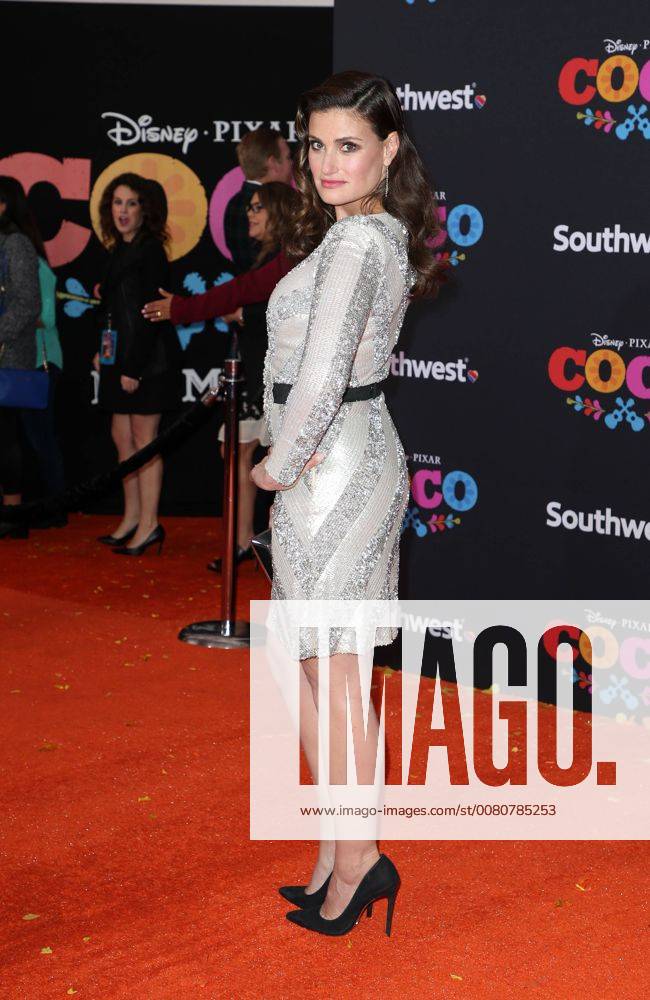 HOLLYWOOD CA NOVEMBER 8 Idina Menzel at The U S Premiere of Disney Pixar s Coco at the El Capitan Theatre in Hollywood California on November 8 2017