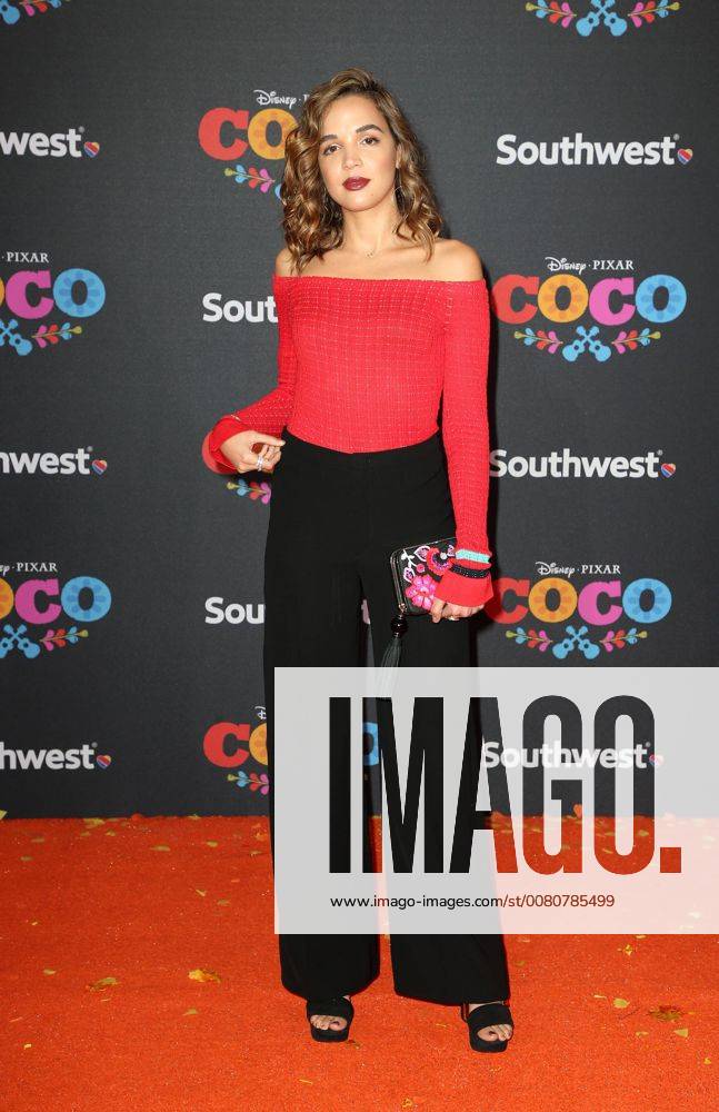 HOLLYWOOD CA NOVEMBER 8 Georgie Flores at The U S Premiere of Disney Pixar s Coco at the El Capitan Theatre in Hollywood California on November 8 2017
