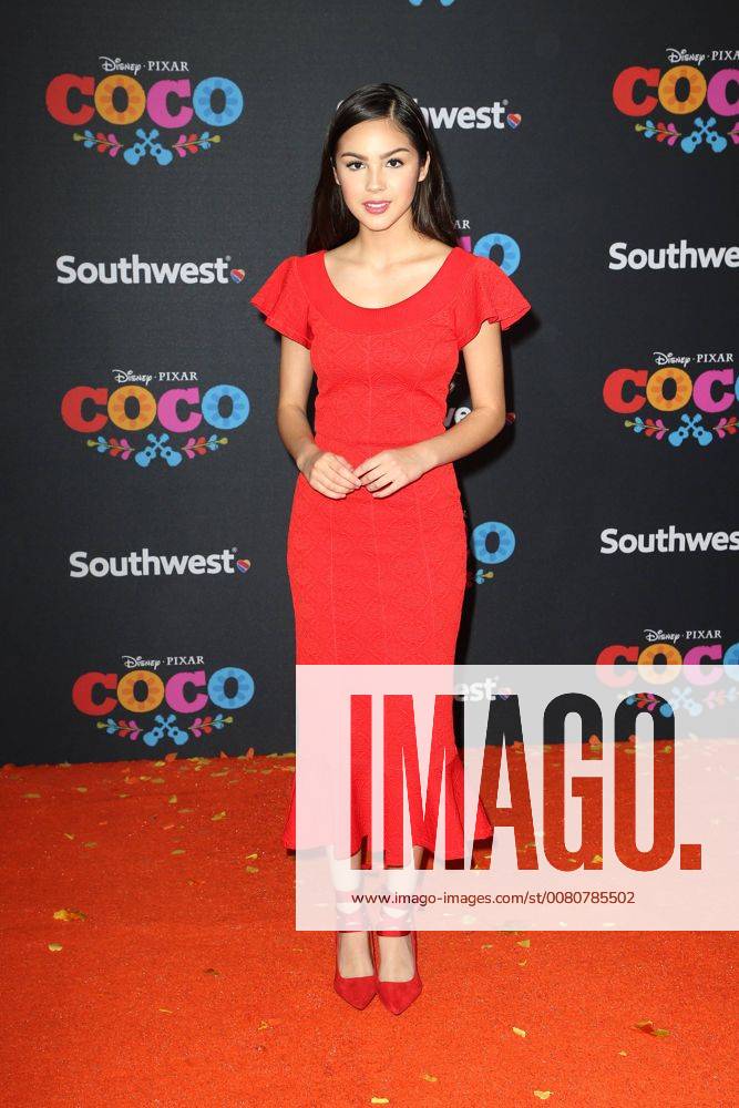 HOLLYWOOD CA NOVEMBER 8 Olivia Rodrigo at The U S Premiere of Disney Pixar s Coco at the El Capitan Theatre in Hollywood California on November 8 2017