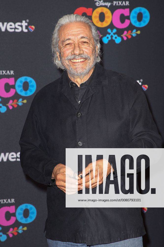 Edward James Olmos at the Coco Film Premiere at 8 11 2017 in Los Angeles Disney Pixar S Coco Fimpremiere in Los Angeles 2017