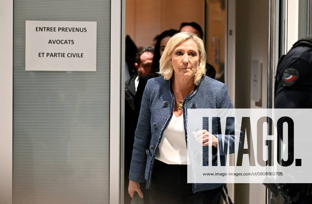 France Marine Le Pen found guilty of misappropriating public funds PHOTOPQR OUEST FRANCE Stéphane Geufroi Paris 31 03 2025 The Paris court handed down its decision in the RN trial on Monday March 31 Far-right figure Marine Le Pen was sentenced to five years ineligibility with immediate execution, greatly compromising her political future France s Marine Le Pen has been found guilty of misappropriating European funds to finance her far right National Rally RN party, in a case which could lead to her being barred from standing in the 2027 presidential election Paris France