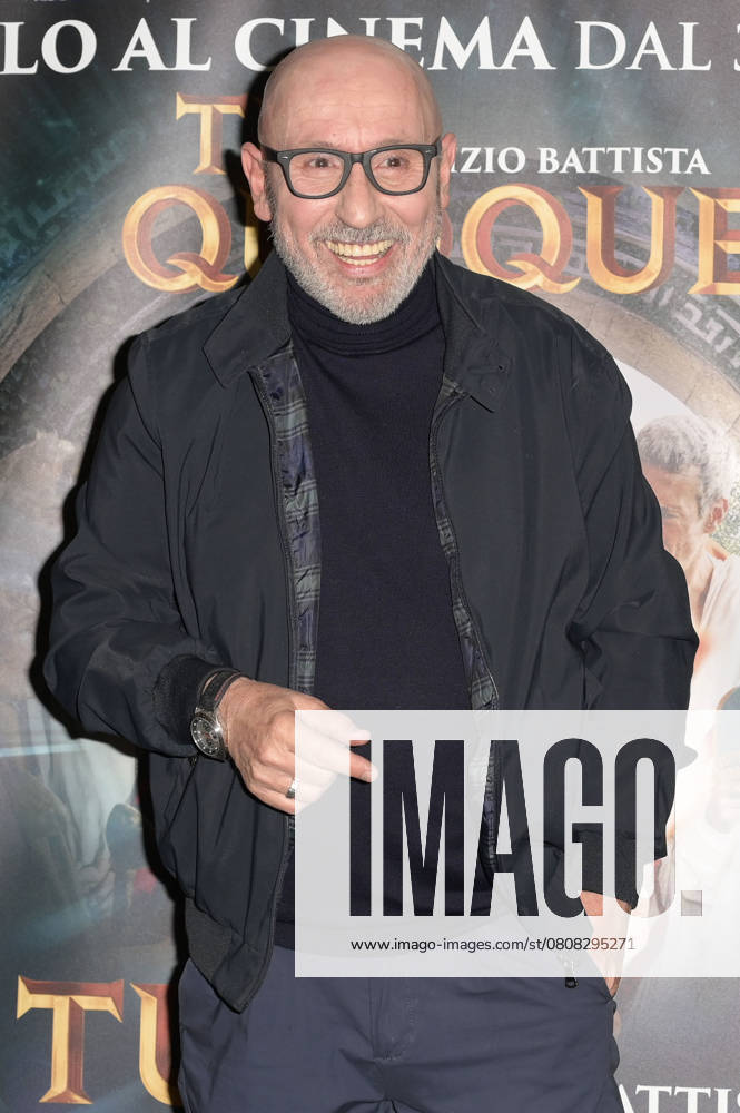 Maurizio Battista at the premiere of the movie Tu quoque in Space Cinema Moderno Rome, 31 03 2025 Foto:xA.xM.xTinghinox xFuturexImagex quoque_5308
