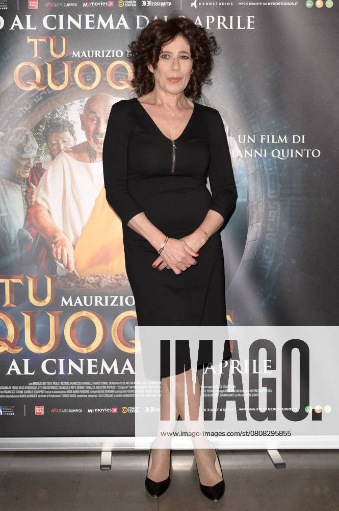 Francesca Antonelli at the premiere of the feature film Tu quoque in Space Cinema Moderno Rome, 31 03 2025 Foto:xA.xM.xTinghinox xFuturexImagex quoque_5330
