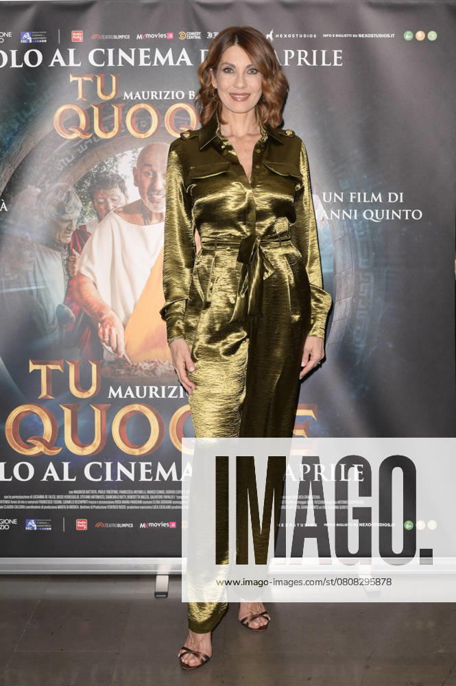Milena Miconi at the premiere of the feature film Tu quoque in Space Cinema Moderno Rome, 31 03 2025 Foto:xA.xM.xTinghinox xFuturexImagex quoque_5334