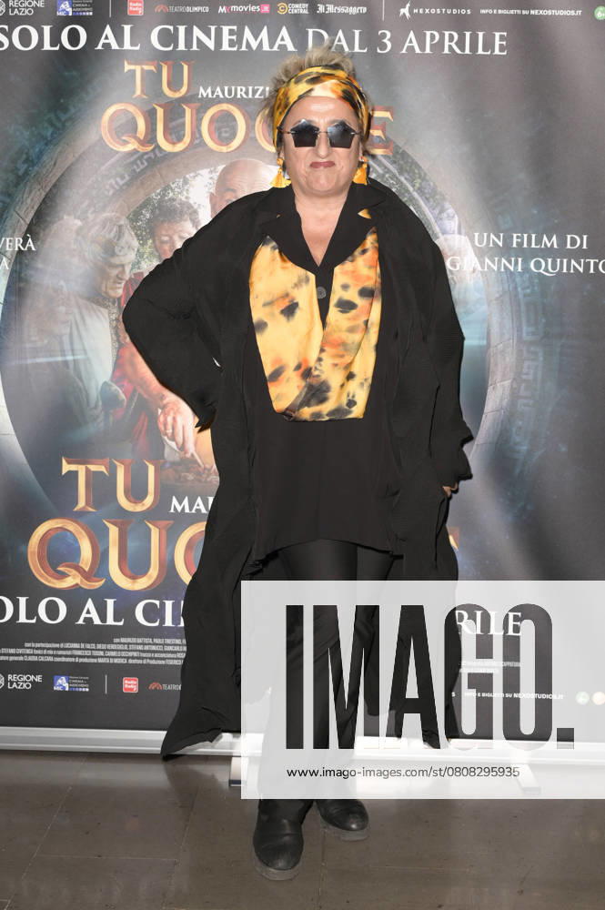 Luciana De Falco at the premiere of the movie Tu quoque in Space Cinema Moderno Rome, 31 03 2025 Foto:xA.xM.xTinghinox xFuturexImagex quoque_5340