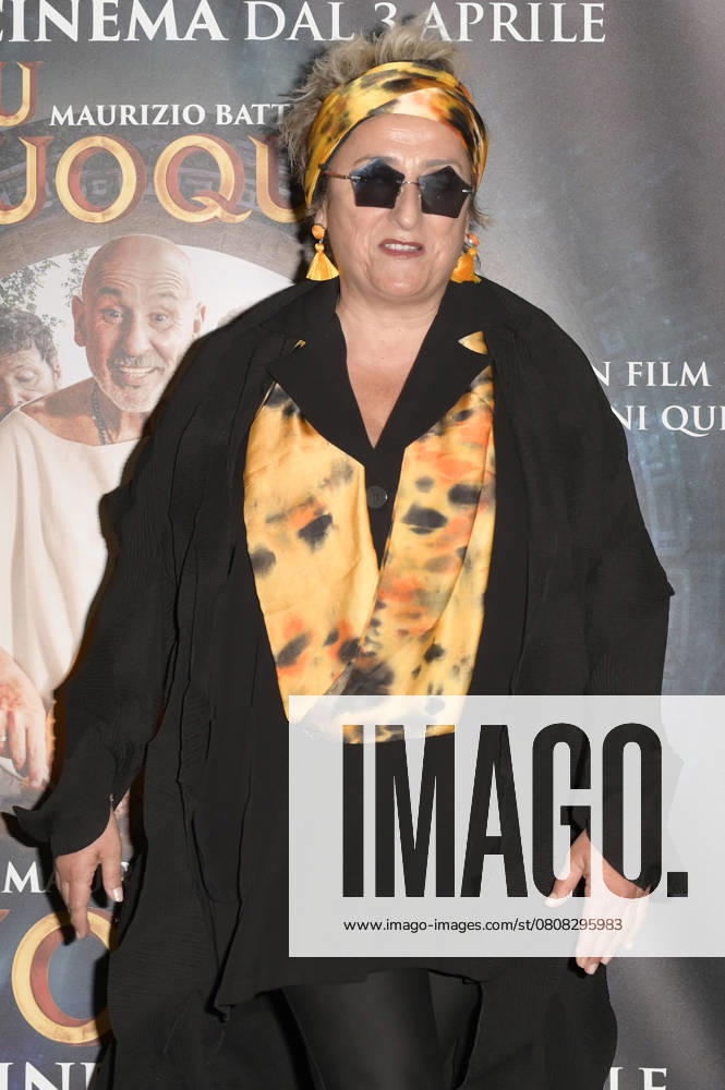 Luciana De Falco at the premiere of the movie Tu quoque in Space Cinema Moderno Rome, 31 03 2025 Foto:xA.xM.xTinghinox xFuturexImagex quoque_5345
