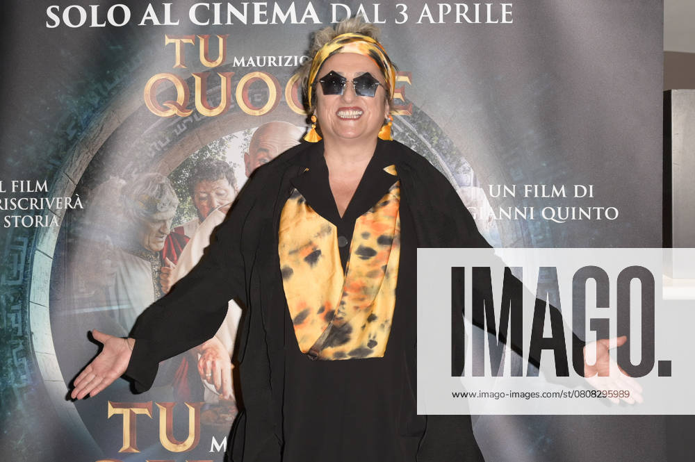 Luciana De Falco at the premiere of the movie Tu quoque in Space Cinema Moderno Rome, 31 03 2025 Foto:xA.xM.xTinghinox xFuturexImagex quoque_5346