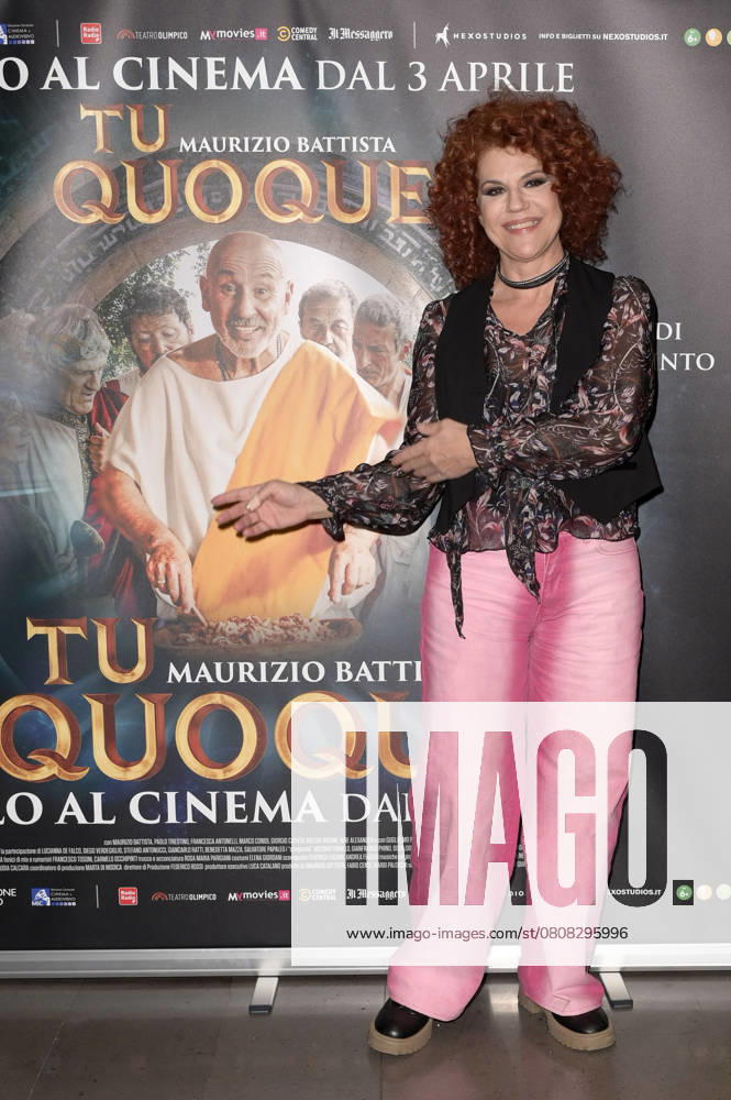Manuela Villa at the premiere of the movie Tu quoque in Space Cinema Moderno Rome, 31 03 2025 Foto:xA.xM.xTinghinox xFuturexImagex quoque_5347