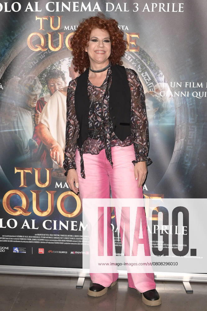 Manuela Villa at the premiere of the movie Tu quoque in Space Cinema Moderno Rome, 31 03 2025 Foto:xA.xM.xTinghinox xFuturexImagex quoque_5349
