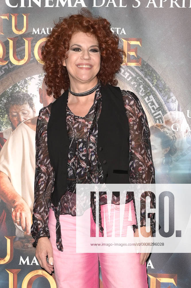Manuela Villa at the premiere of the movie Tu quoque in Space Cinema Moderno Rome, 31 03 2025 Foto:xA.xM.xTinghinox xFuturexImagex quoque_5351