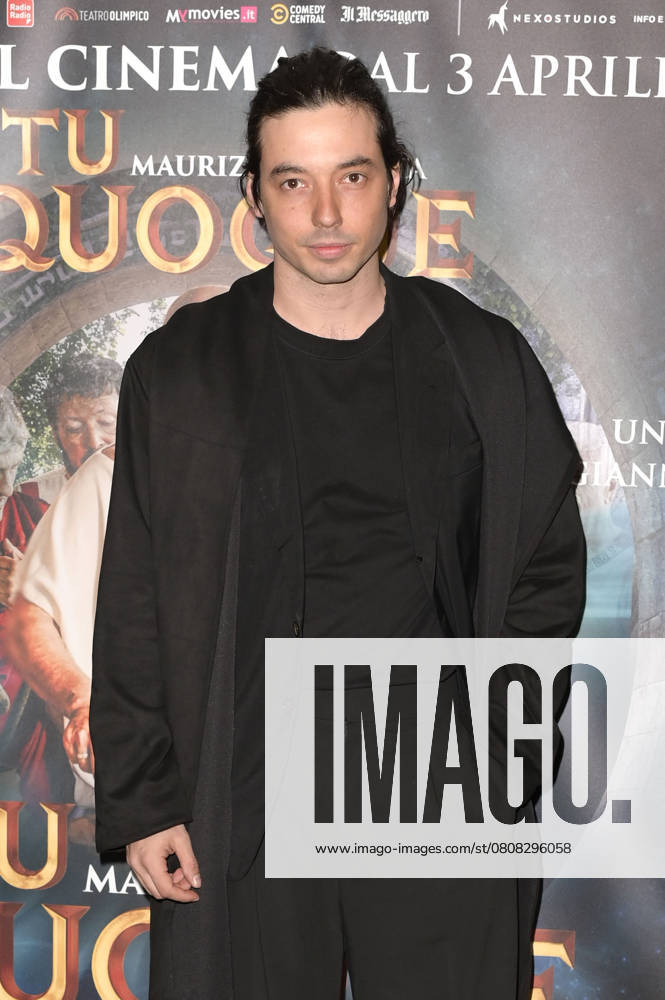 Guglielmo Poggi at the premiere of the movie Tu quoque in Space Cinema Moderno Rome, 31 03 2025 Foto:xA.xM.xTinghinox xFuturexImagex quoque_5356