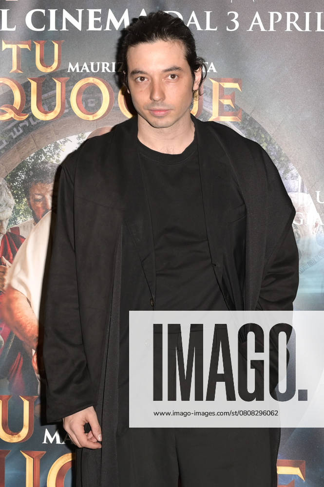 Guglielmo Poggi at the premiere of the movie Tu quoque in Space Cinema Moderno Rome, 31 03 2025 Foto:xA.xM.xTinghinox xFuturexImagex quoque_5357