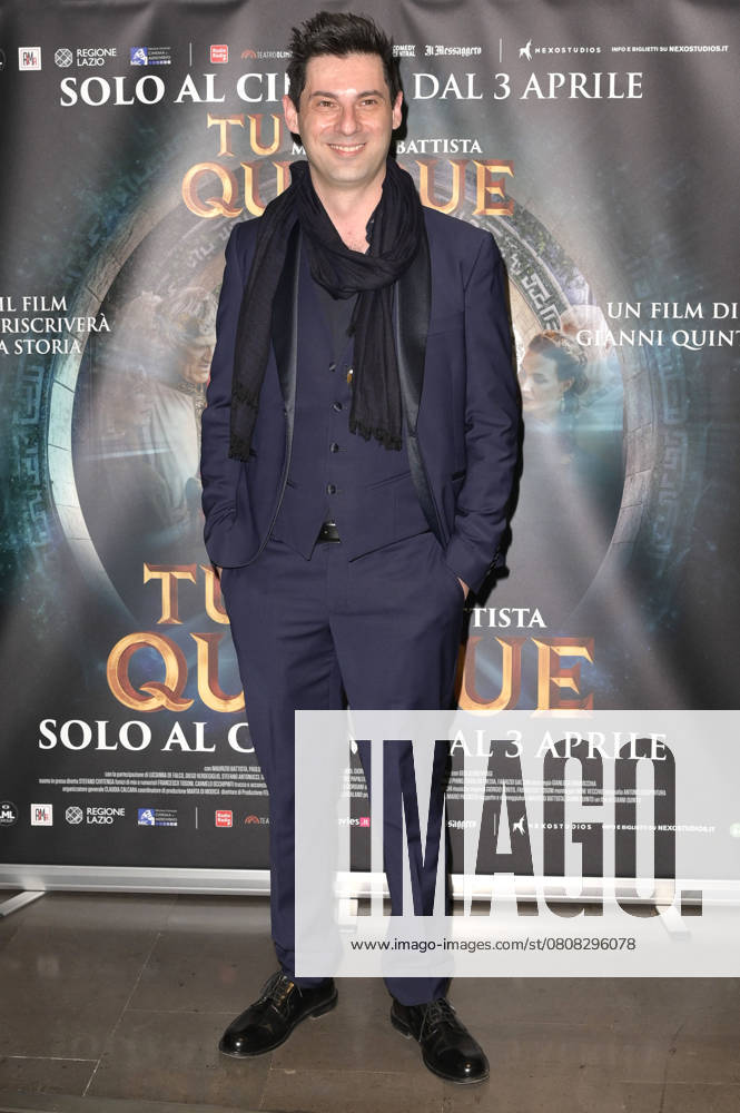 Gianni Quinto at the premiere of the movie Tu quoque in Space Cinema Moderno Rome, 31 03 2025 Foto:xA.xM.xTinghinox xFuturexImagex quoque_5360