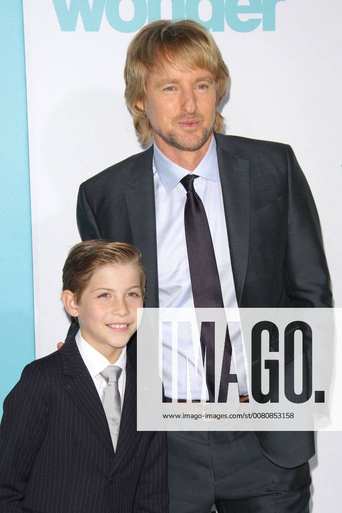 Jacob Tremblay, Owen Wilson at the Premiere of Lionsgate s Wonder held at the Regency Village Theatre in Westwood, CA