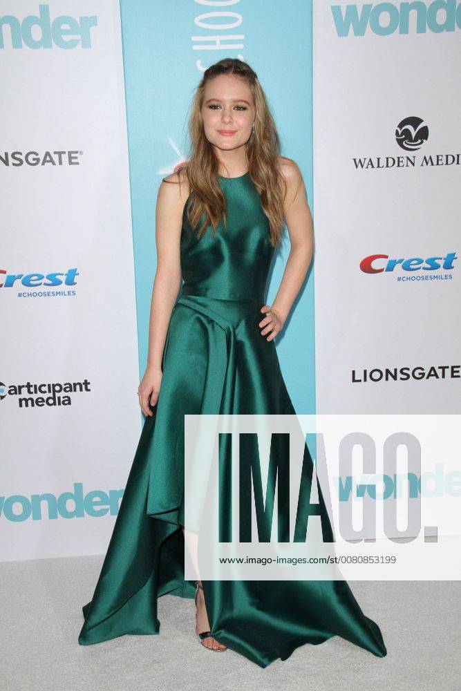 Izabela Vidovic at the Premiere of Lionsgate s Wonder held at the Regency Village Theatre in Westwood, CA