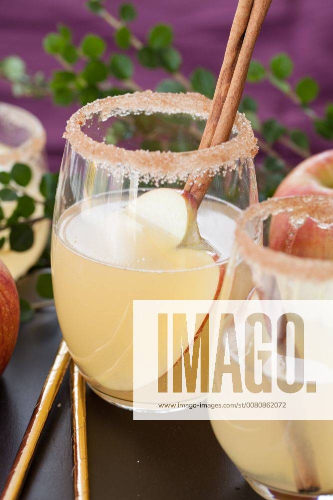 Fruity Drink with Apple and Cinnamon fruity Drink With Apple and Cinnamon 1079704537