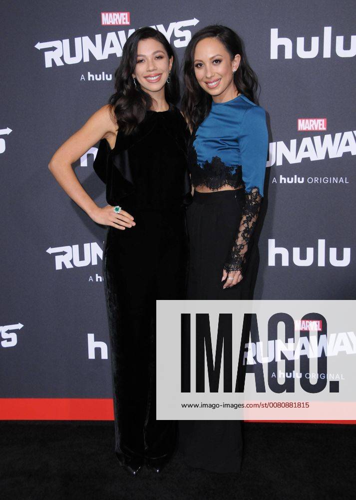 Westwood, CA, U.S. - 16 November 2017 - Westwood, California - Nicole Wolf, Cheryl Burke. Premiere Of Hulu s Marvel s Runaways held at Regency Village Theater in Westwood. Photo Credit: AdMedia Westwood U.S. - ZUMAa123 20171116_zaa_a123_334