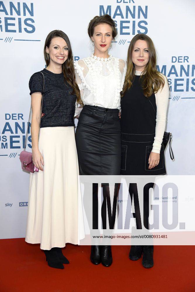 Juliet Hartmann Natalia Belitski Alice Dwyer at the public premiere from the Man out the Ice in Zoo Palace in Berlin at 21 11 2017